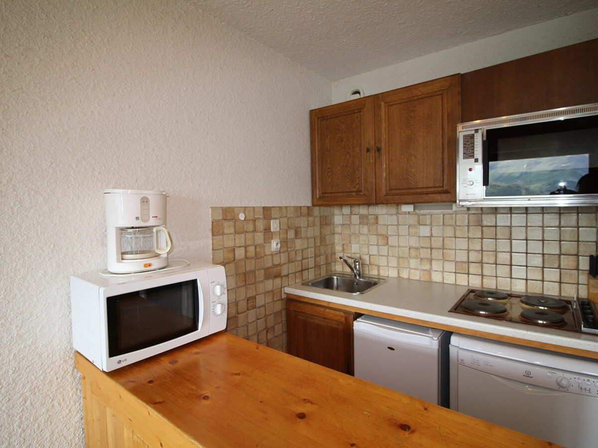 Studio cabine 4 pers à Auris, vue Écrins et pistes - Photo 6