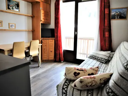 Appartement 2 pièces avec balcon, 300m des pistes - Auris : photo 4