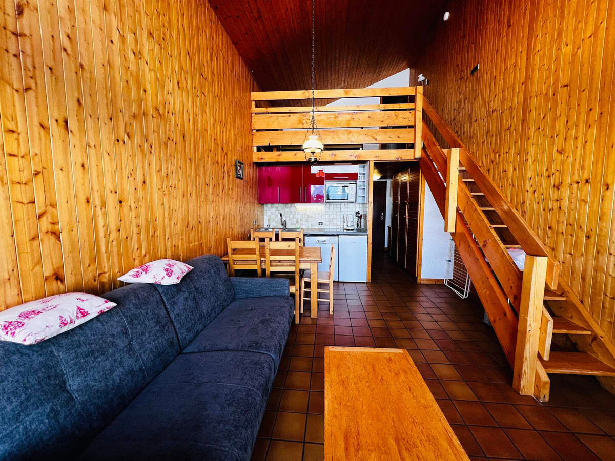 Appartement 2 pièces mezzanine 7 personnes, vue pistes - Photo 1