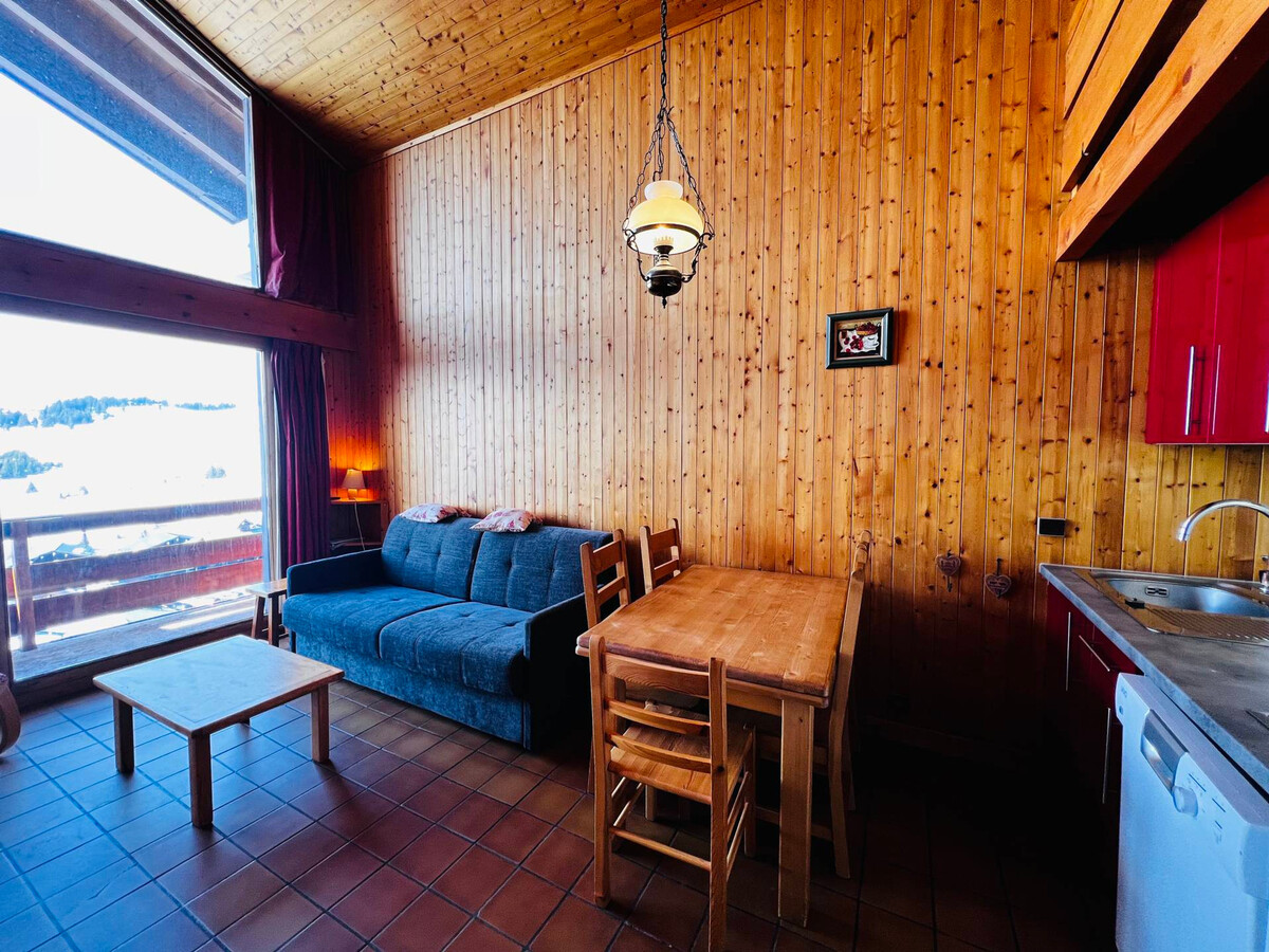 Appartement 2 pièces mezzanine 7 personnes, vue pistes - Photo 7