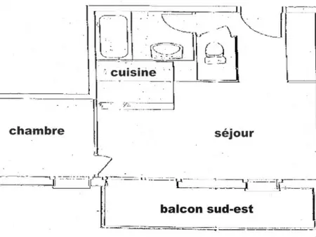 Appartement 2 pièces 4 pers, balcon vue Beaufortain : photo 4