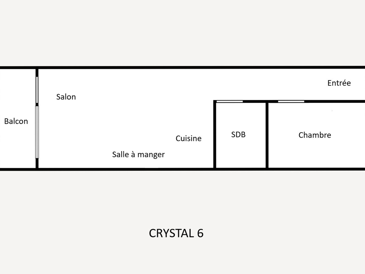 Appartement CRYSTAL 6, 4 pers, balcon sud, garage - Photo 11