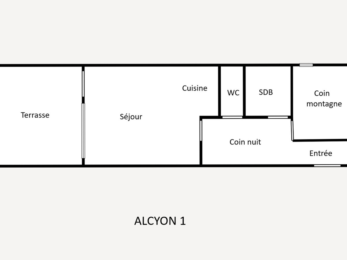 Alcyon 1 – Appartement 5 pers. à La Clusaz, terrasse sud - Photo 14