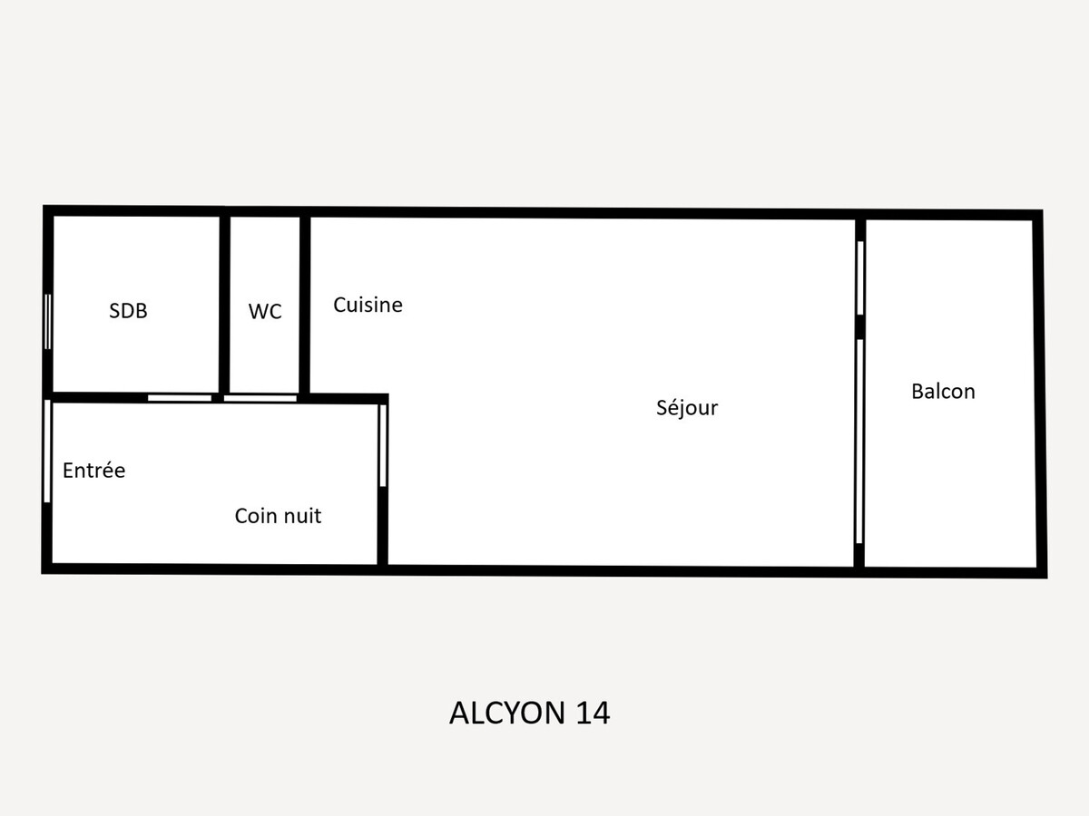 Studio 22 m² avec balcon sud à La Clusaz, 4 pers. - Photo 11