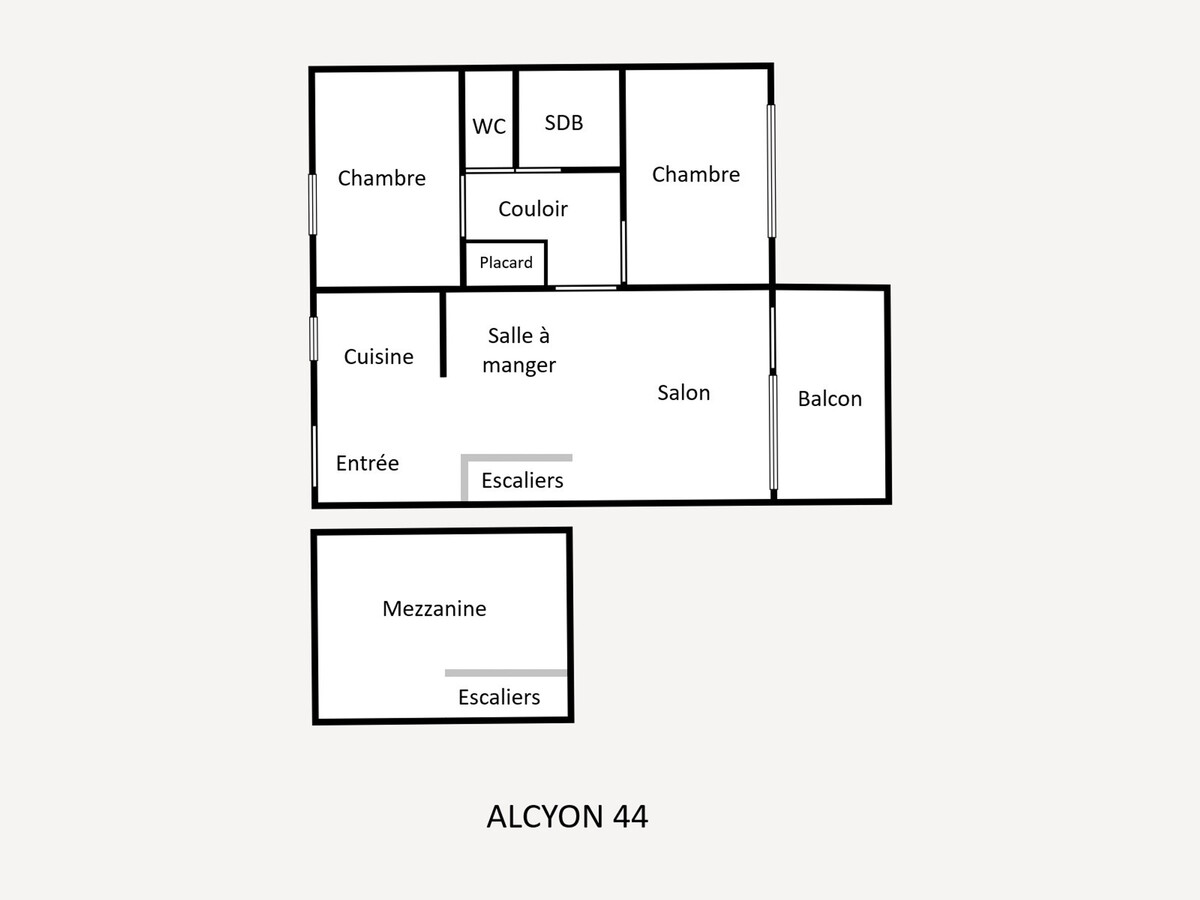 Alcyon 44 : Appart 6 pers avec balcon sud à La Clusaz - Photo 12