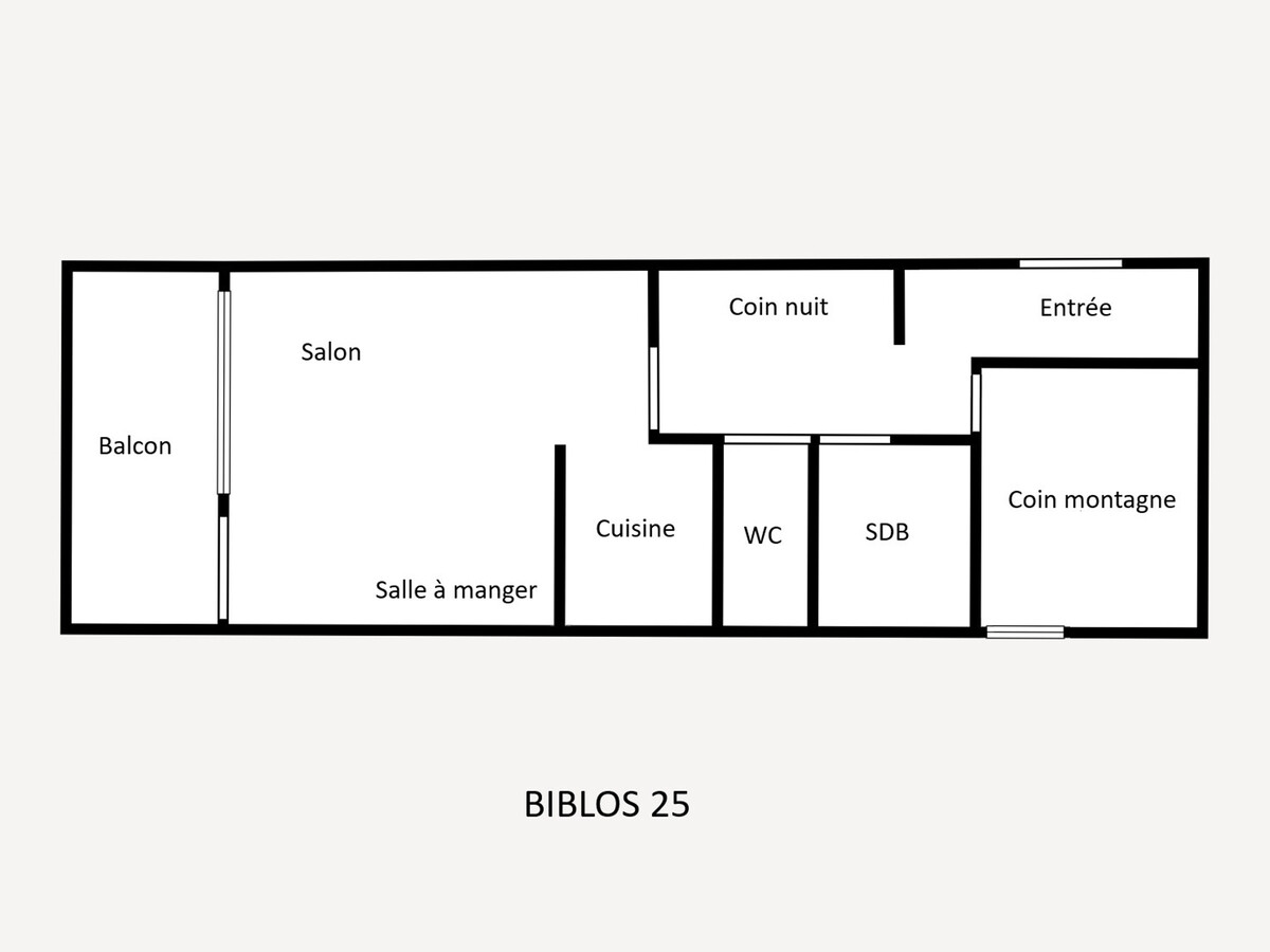 Appartement 26 m² balcon sud, 5 personnes, animaux acceptés - Photo 13