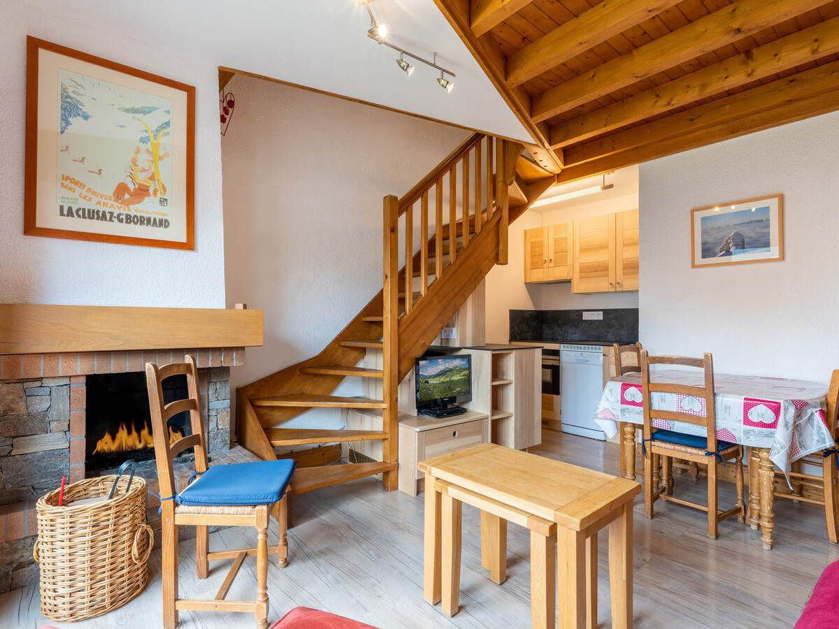 Appartement 6 pers. La Clusaz, cheminée & garage - Photo 4
