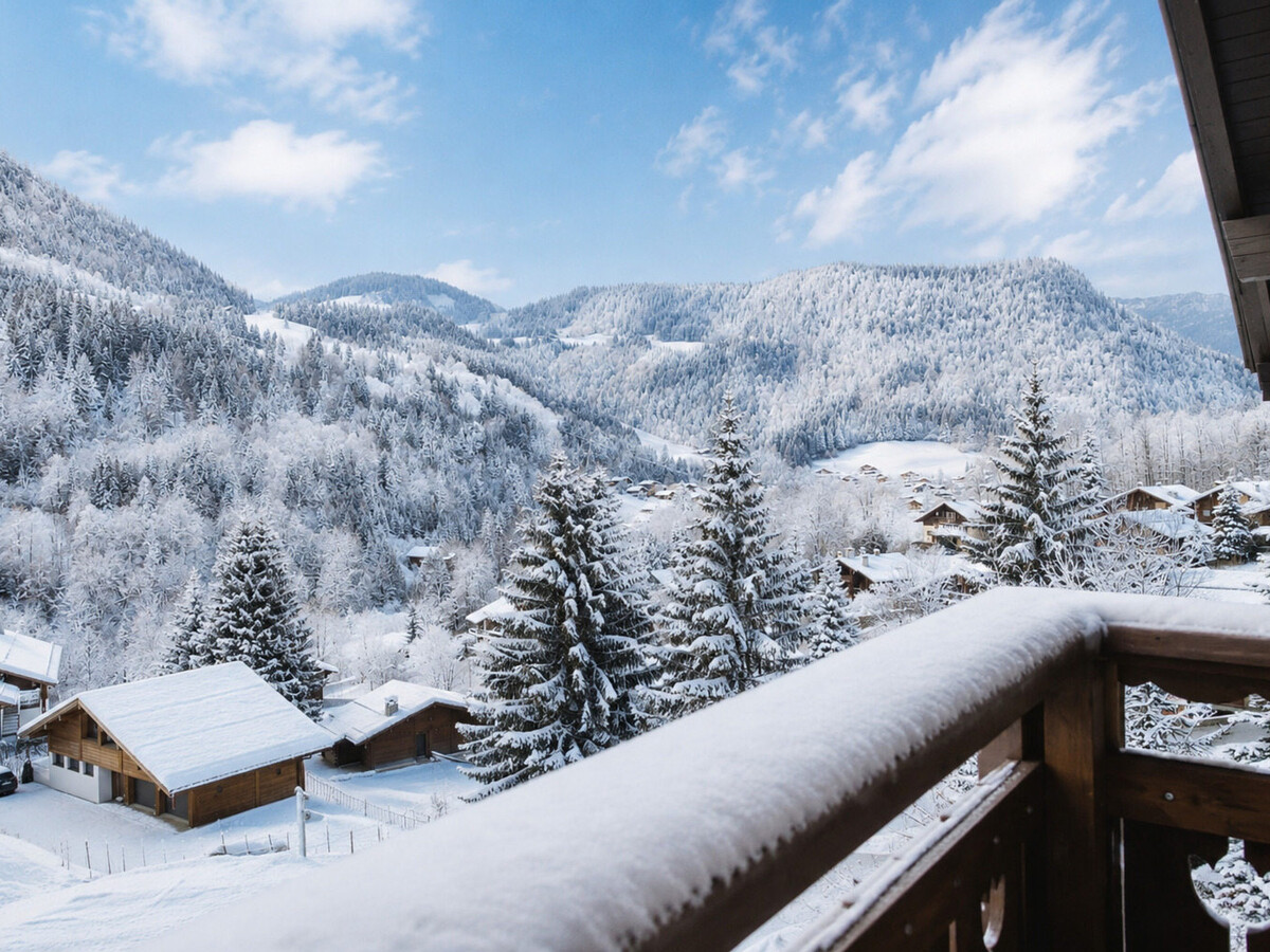 Appartement 80 m² La Clusaz, 6 personnes, balcon montagne - Photo 6