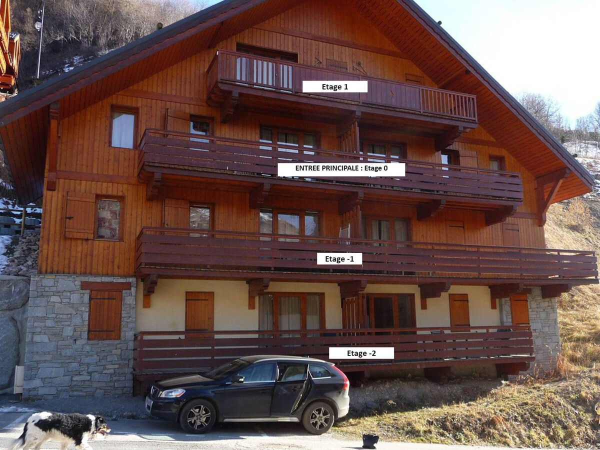 Appartement 6 personnes Valloire, balcon ouest et parking - Photo 12