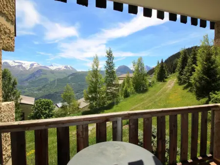 Studio cabine au pied des pistes, balcon sud-est – Auris : photo 2