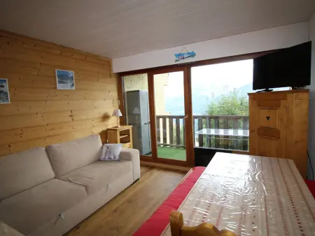 Duplex 8 couchages rénové, vue Glacier de la Meije : photo 3