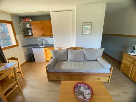 T4 8 pers. avec balcon sud-ouest à 200 m des pistes, Le Dévoluy : photo 4
