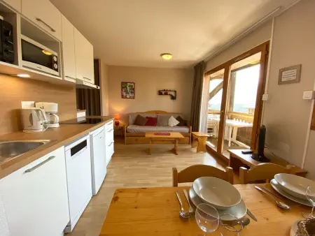 Appartement cosy 6 pers. au Dévoluy, balcon sud et pistes à 250 m : photo 5