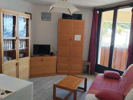 Studio cabine 4 pers aux Ecrins, pied des pistes à Auris : photo 5
