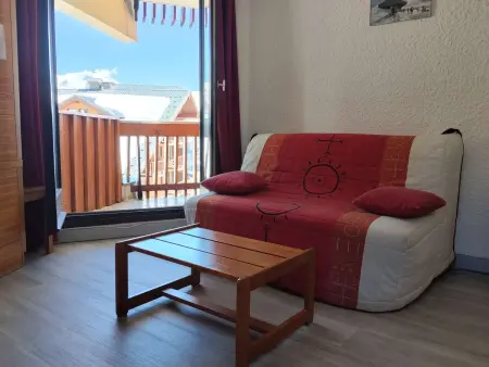Studio cabine 4 pers aux Ecrins, pied des pistes à Auris : photo 6