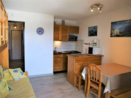 Appartement 2 pièces cabine à 100m des pistes, Auris : photo 4