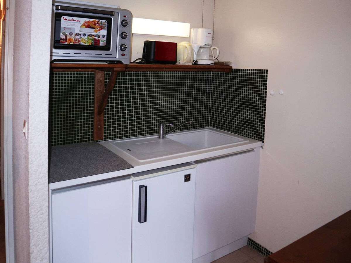 Studio 4 pers. aux Orres, balcon vue piste et parking - Photo 4