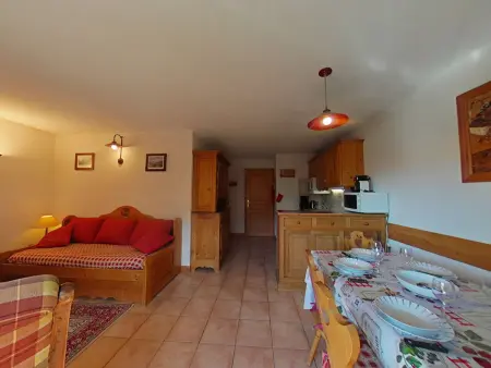 Appt 3 pièces 6 pers., balcon sud, garage, pistes à 250m : photo 4