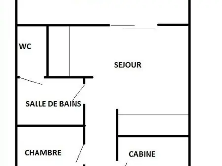 Appartement T2+cabine à Port Leucate, piscine et plage à pied : photo 17