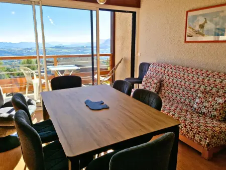 Appartement cosy 7 pers avec balcon, WiFi, parking et animaux admis à Saint-Michel-de-Chaillol : photo 4