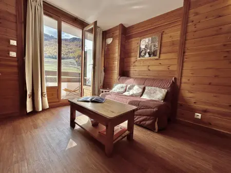 Studio 4 pers. balcon sud, pieds des pistes Serre Chevalier : photo 2