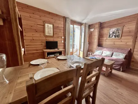 Studio 4 pers. balcon sud, pieds des pistes Serre Chevalier : photo 7