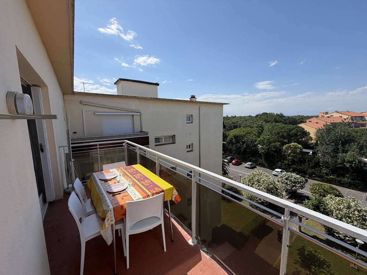 Studio alcôve 3 pers, balcon 7m², parking sécurisé à Argelès - Photo 1