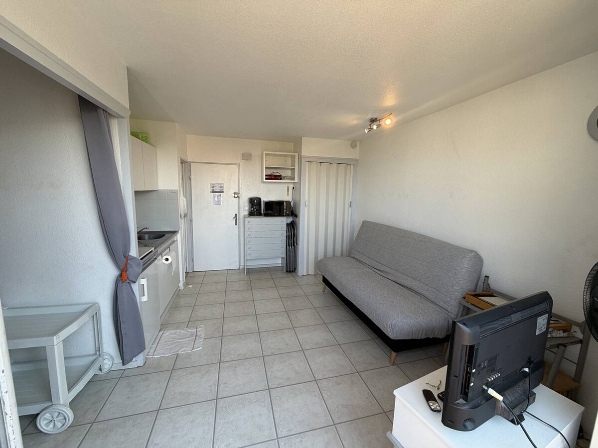Studio alcôve 3 pers, balcon 7m², parking sécurisé à Argelès - Photo 4