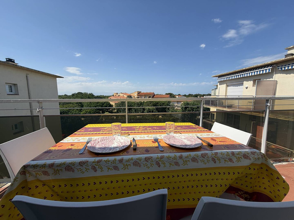 Studio alcôve 3 pers, balcon 7m², parking sécurisé à Argelès - Photo 5