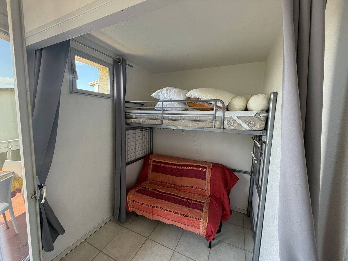 Studio alcôve 3 pers, balcon 7m², parking sécurisé à Argelès - Photo 9