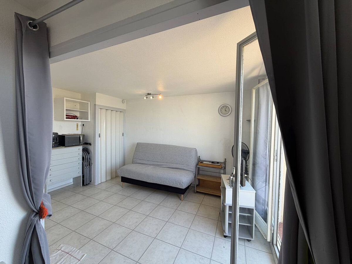 Studio alcôve 3 pers, balcon 7m², parking sécurisé à Argelès - Photo 10