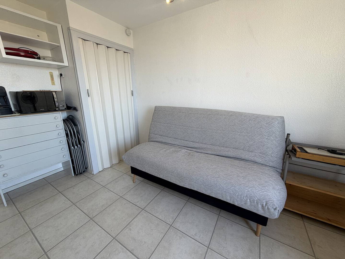 Studio alcôve 3 pers, balcon 7m², parking sécurisé à Argelès - Photo 12