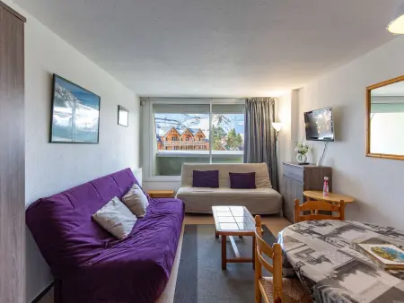 Location appartement à La Mongie, Studio cabine cosy 5 pers, près des pistes, parking inclus