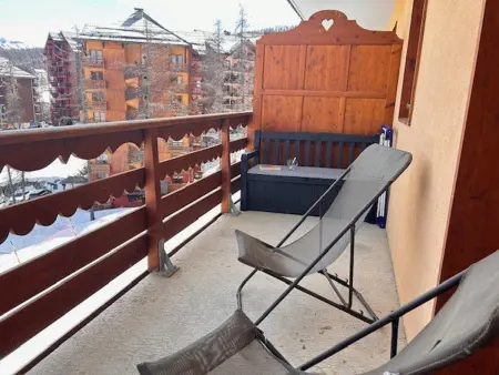 Appartement 6 pers. Risoul - Pied des pistes, piscine et sauna : photo 16