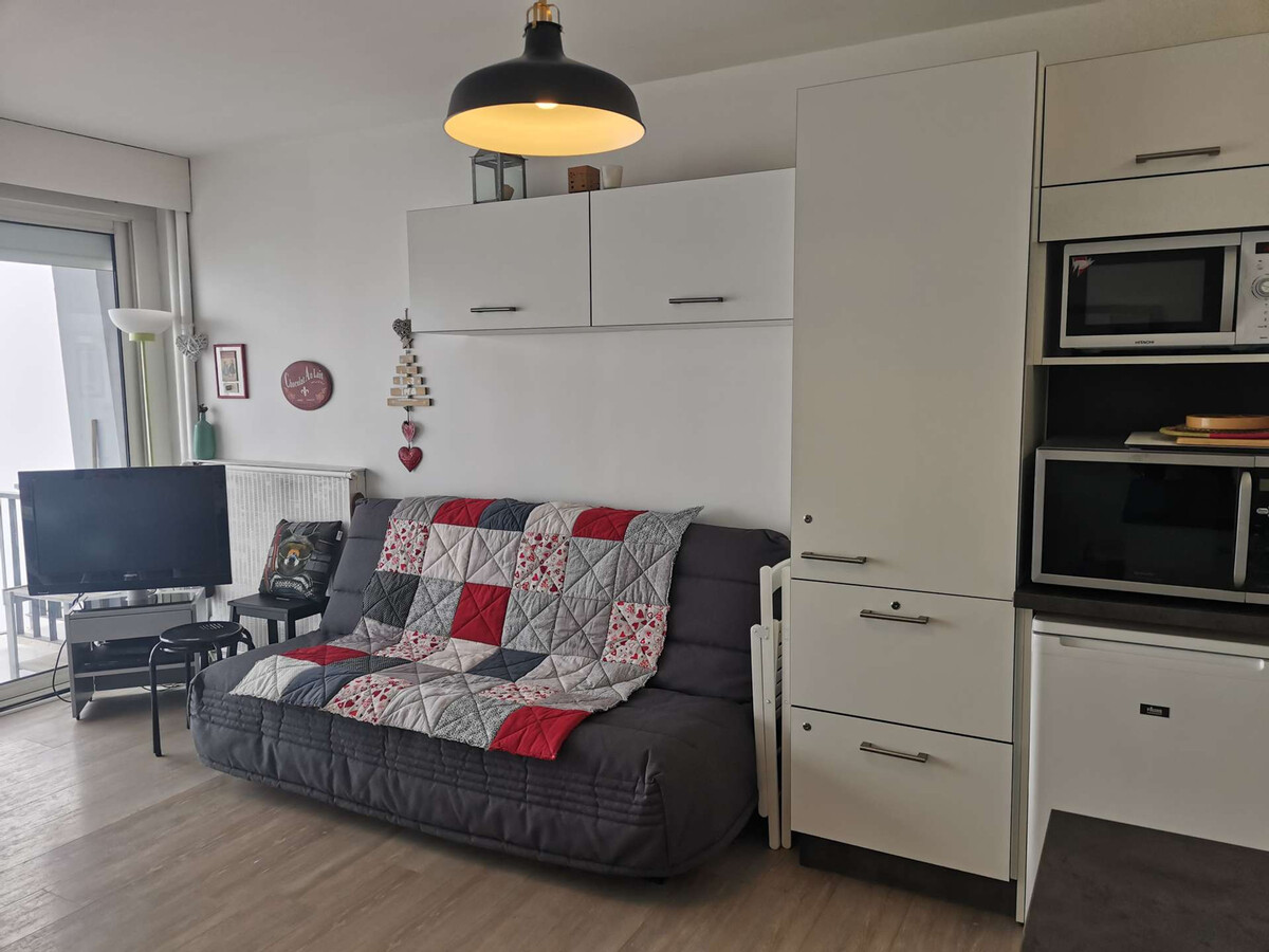 Studio 4 pers avec balcon sud, centre station La Mongie - Photo 4