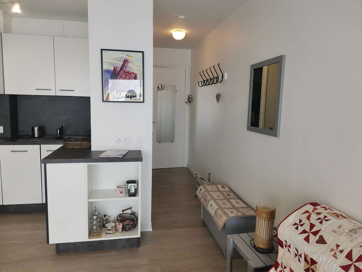 Studio 4 pers avec balcon sud, centre station La Mongie - Photo 7