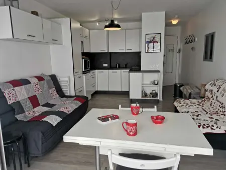 Location appartement à La Mongie, Charmant studio 4 pers avec balcon, centre station, proche pistes, ascenseur
