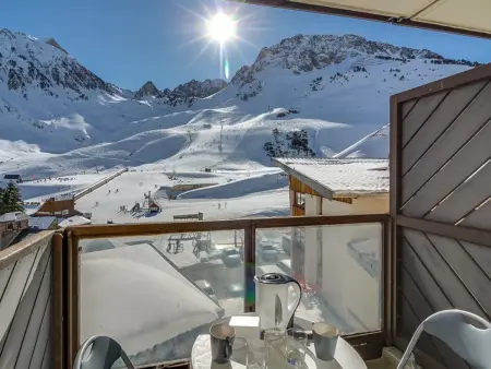 Studio 4 pers. balcon Sud, 20m des pistes - La Mongie : photo 6