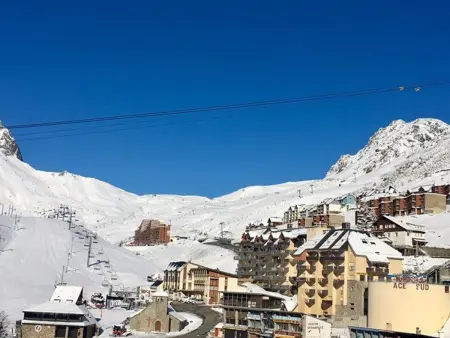 Studio 4 pers. balcon Sud, 20m des pistes - La Mongie : photo 13
