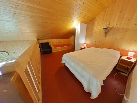 Appt 3 pièces mezzanine, 6 couchages, vue pistes ski : photo 19