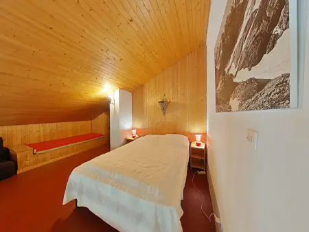 Appt 3 pièces mezzanine, 6 couchages, vue pistes ski : photo 20