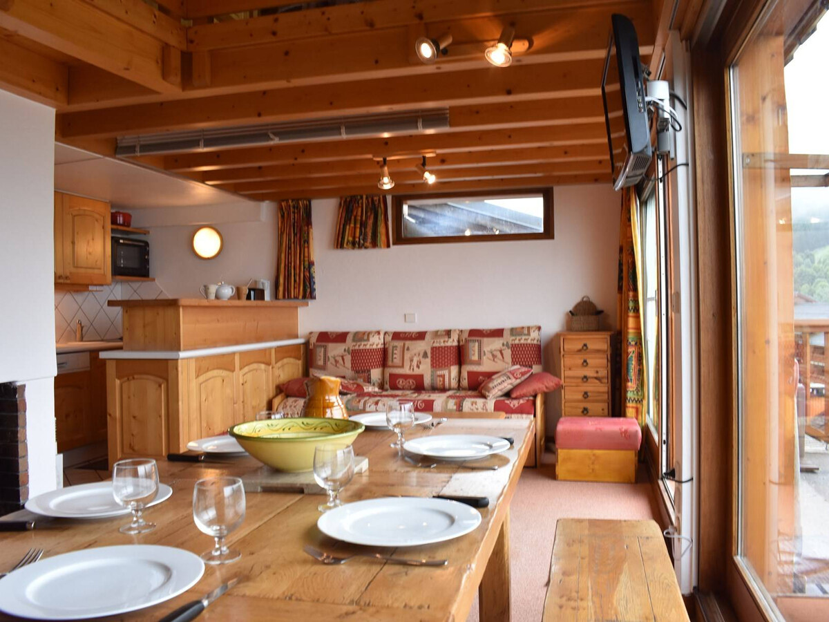Apt 2 pièces mezzanine 6 pers, 200m pistes, centre Méribel - Photo 12