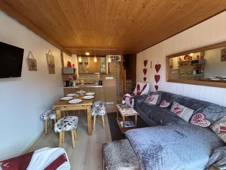 Appartement 3 pièces Méribel, 250m des pistes, balcon montagne : photo 9