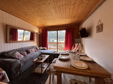 Appartement 3 pièces Méribel, 250m des pistes, balcon montagne : photo 10