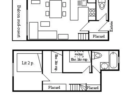 Appartement 3 pièces Méribel, 250m des pistes, balcon montagne : photo 21