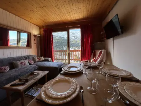 Appartement 3 pièces Méribel, 250m des pistes, balcon montagne : photo 33
