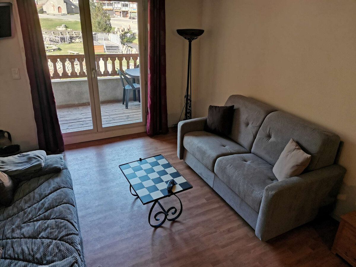 Appartement 8 pers, terrasse face aux pistes à La Mongie - Photo 1