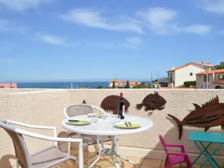 Location appartement à Banyuls sur Mer, Studio 4 pers près du port avec clim et parking
