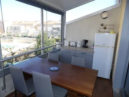 Location appartement à Marseillan Plage, Appartement T2 Mezzanine 1er Étage avec Piscine et Parking, 4-6 Couchages, Chemin du Pous, Marseillan