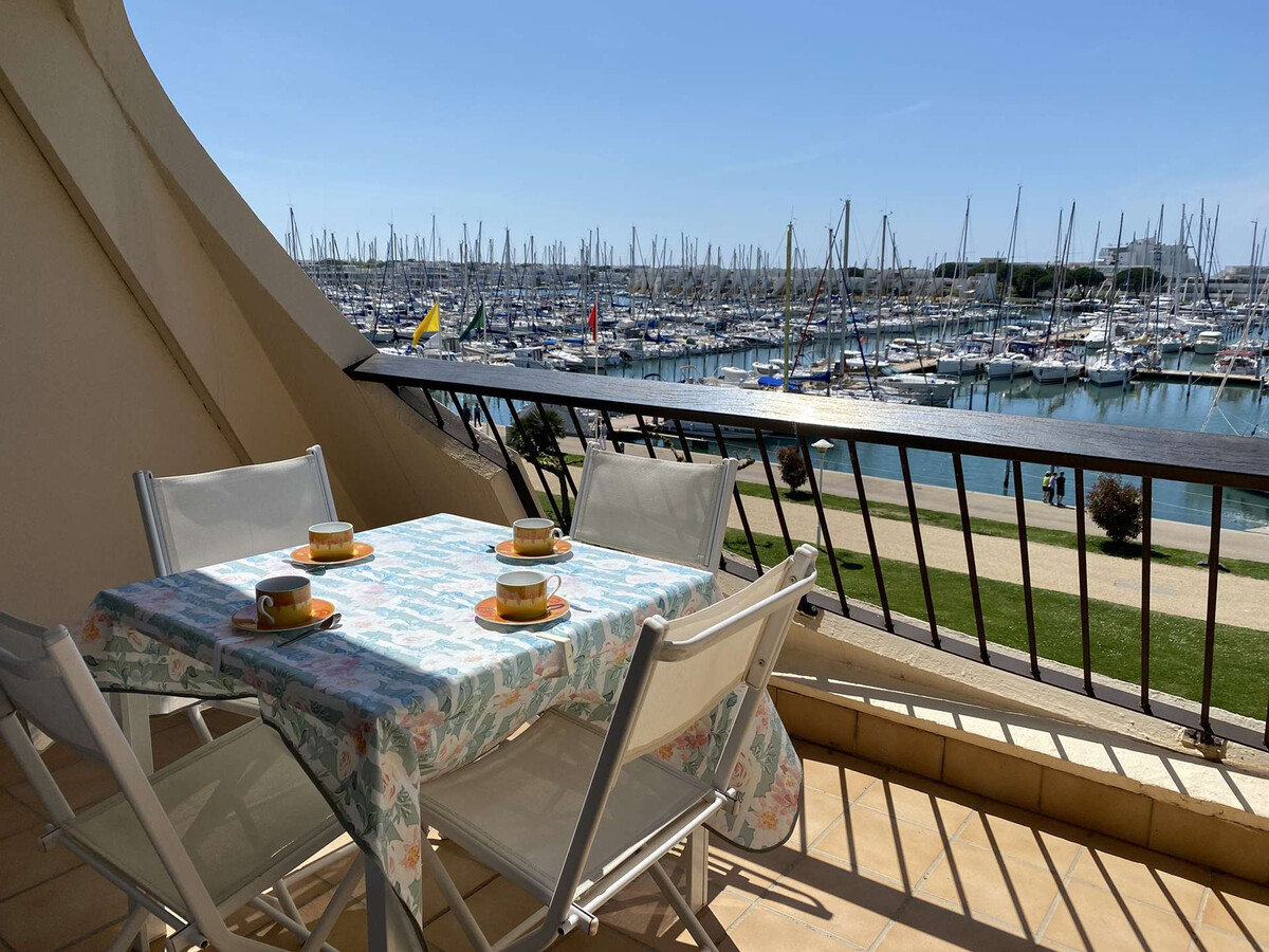 Appartement Port Camargue, vue port et piscine - Photo 1